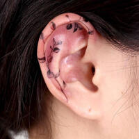 dec 2018: right earlobe